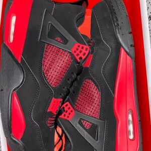 Black and Red Sneakers